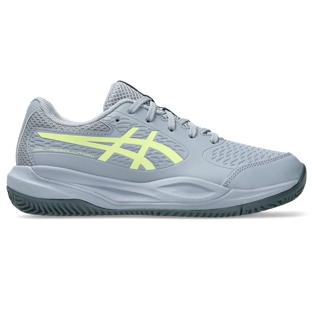 Asics Tennisschoen Gel Resolution X GS Clay Junior Grijs
