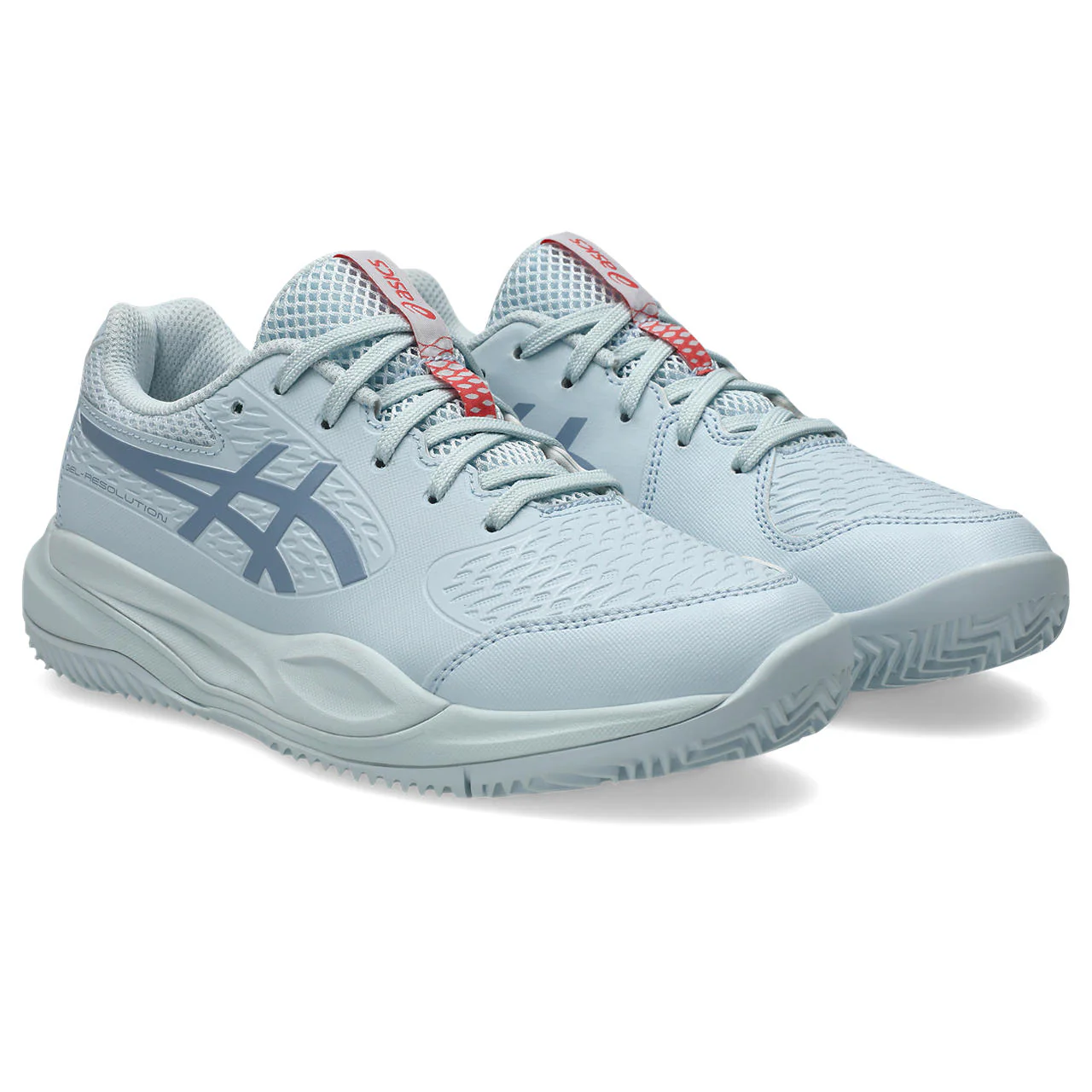 Asics Tennisschoen Gel Resolution X GS Clay Junior Grijs Blauw - Image 4