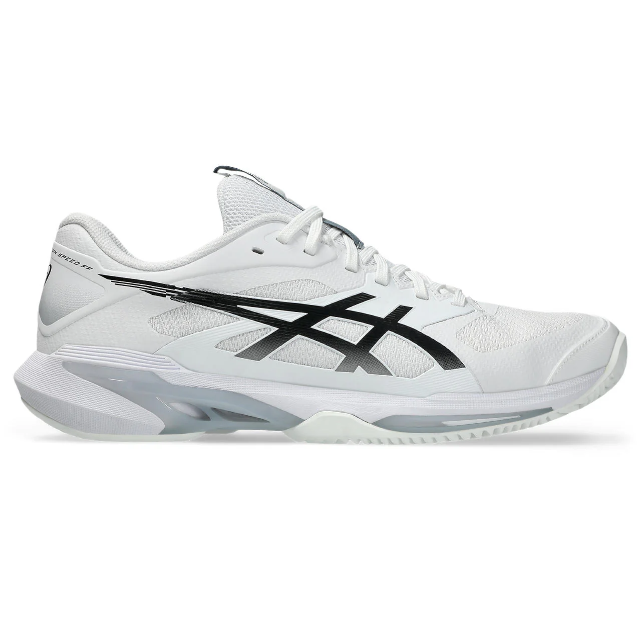Asics Tennisschoen Solution Speed FF 4 Clay Heren Wit Zwart