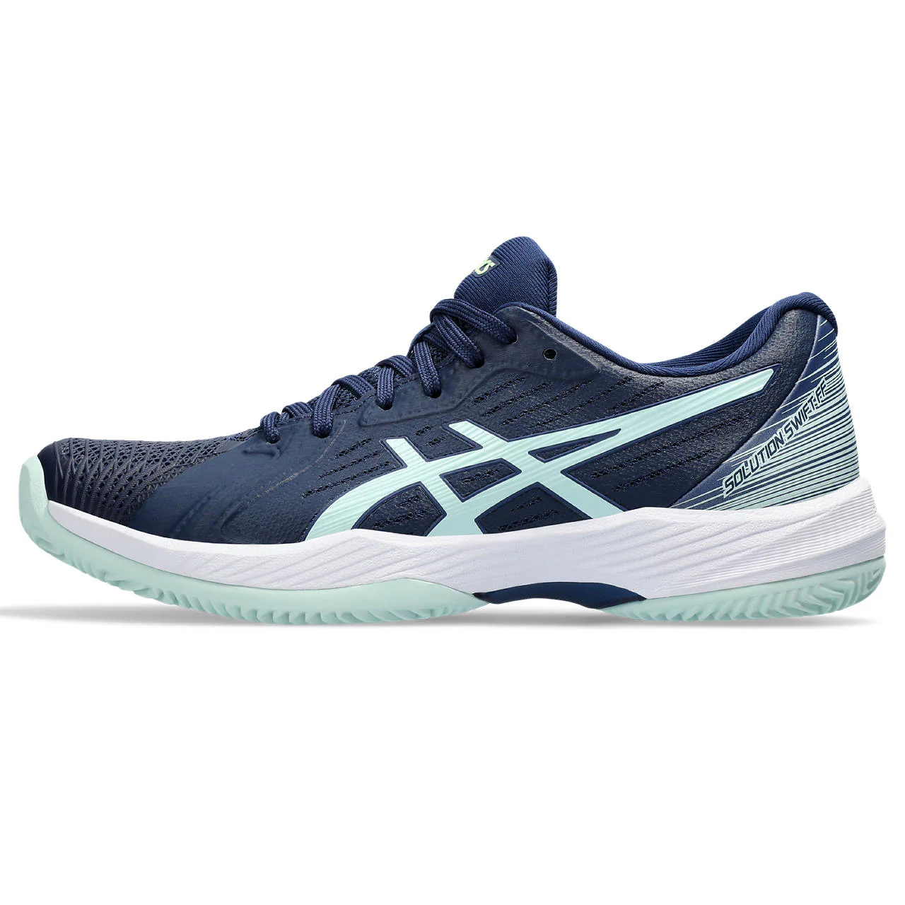 Asics Tennisschoen Solution Swift FF Clay Dames Blauw Groen - Image 2