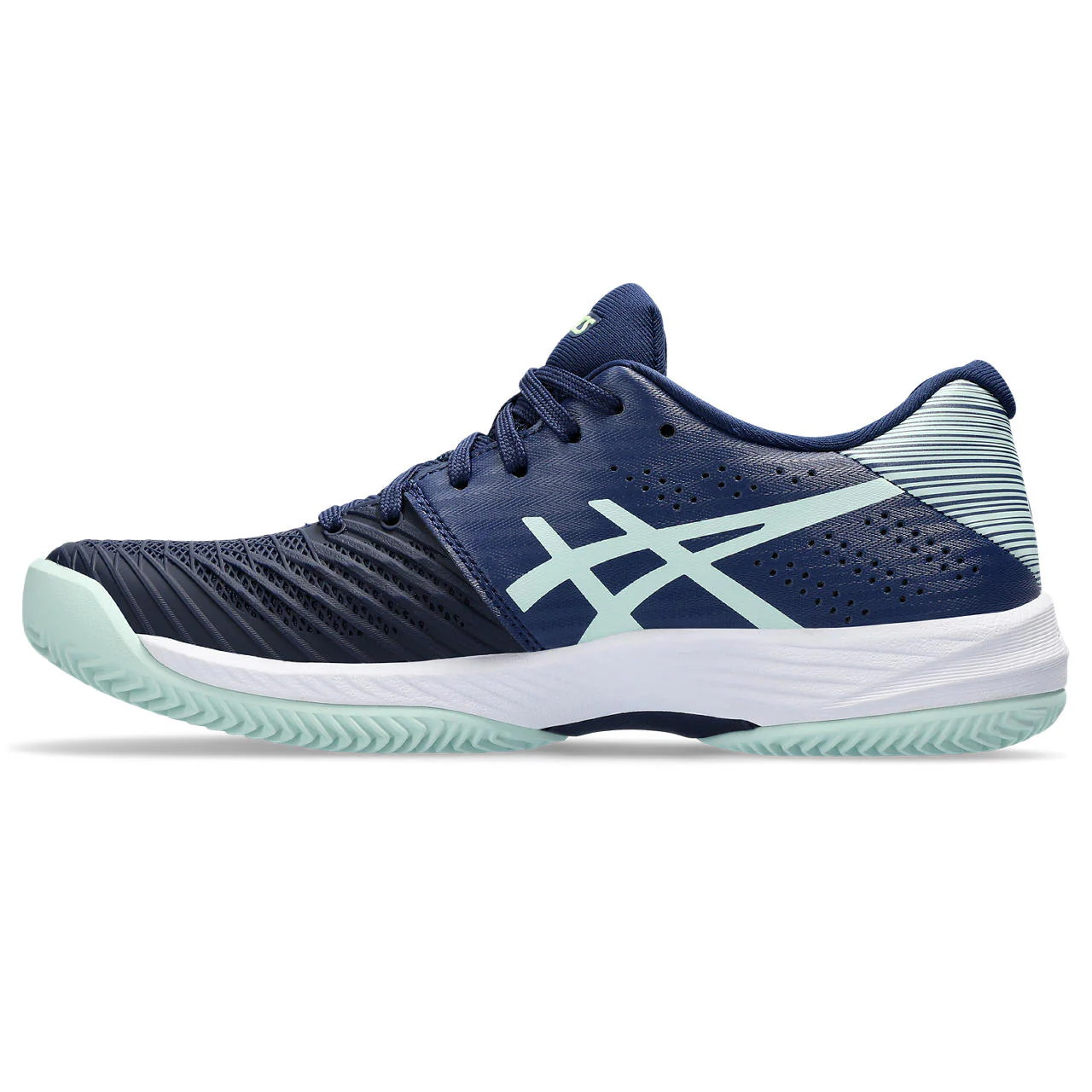 Asics Tennisschoen Solution Swift FF Clay Dames Blauw Groen - Image 3