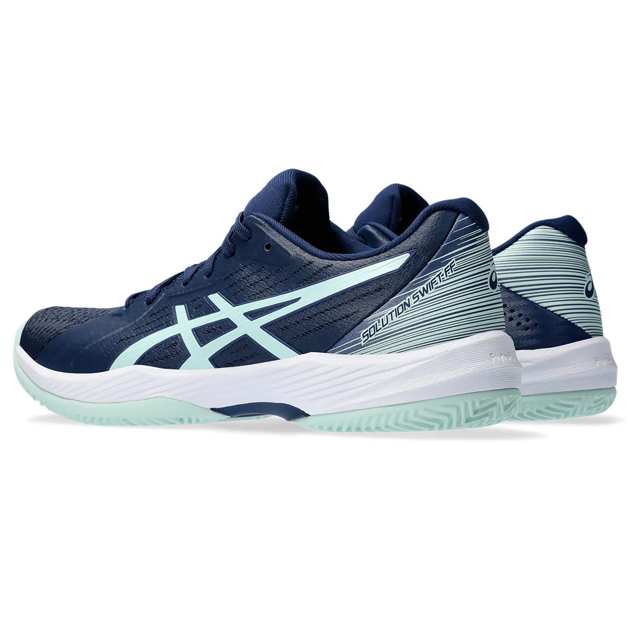 Asics Tennisschoen Solution Swift FF Clay Dames Blauw Groen - Image 5