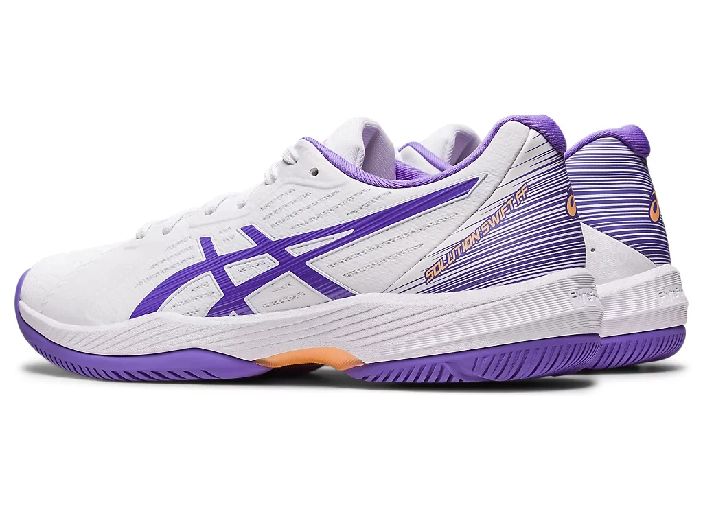 Asics Tennisschoen Solution Swift FF Clay Dames Wit Paars - Image 4
