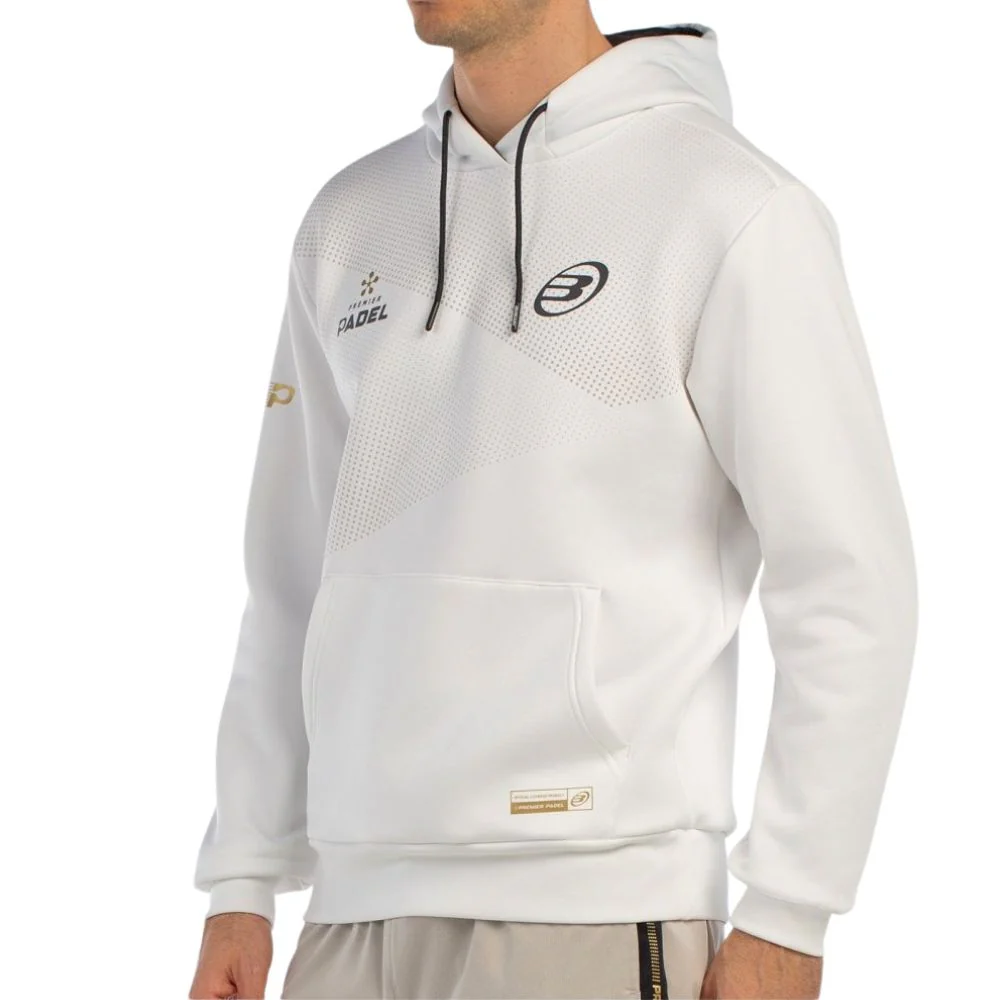 Bullpadel Hoodie Baque Premier Padel Heren Wit - Image 2