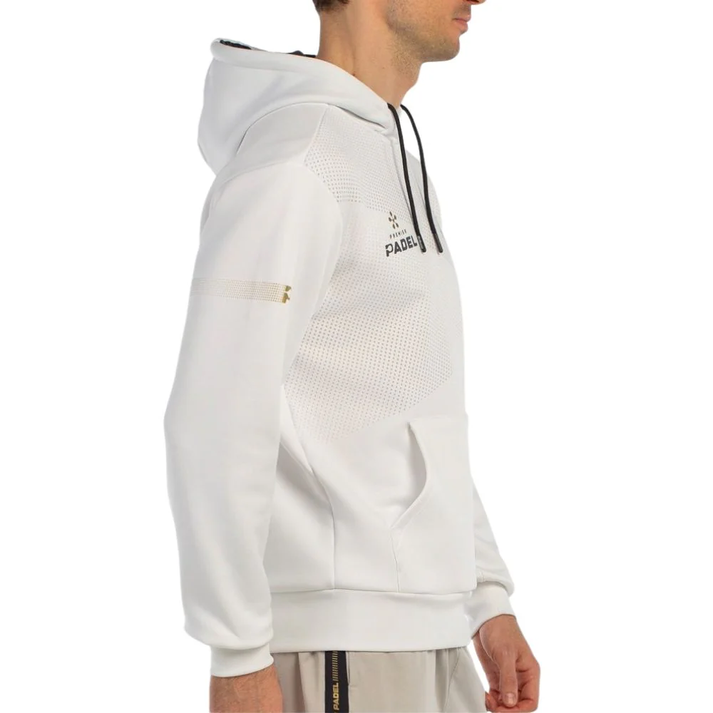 Bullpadel Hoodie Baque Premier Padel Heren Wit - Image 4