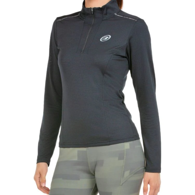 Bullpadel Nogais Half-Zipp Shirt Dames Zwart - Image 6