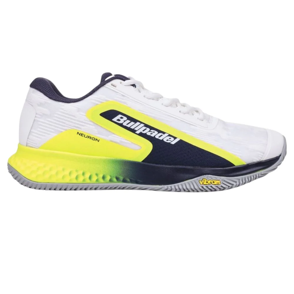 Bullpadel Padelschoen Neuron Vibram 25V Heren Wit