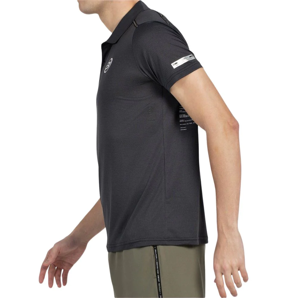 Bullpadel Polo Mirac Heren Zwart - Image 3