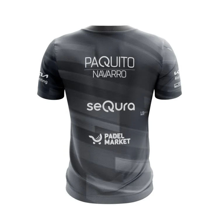 Bullpadel Shirt Adula PN Junior Zwart - Image 4