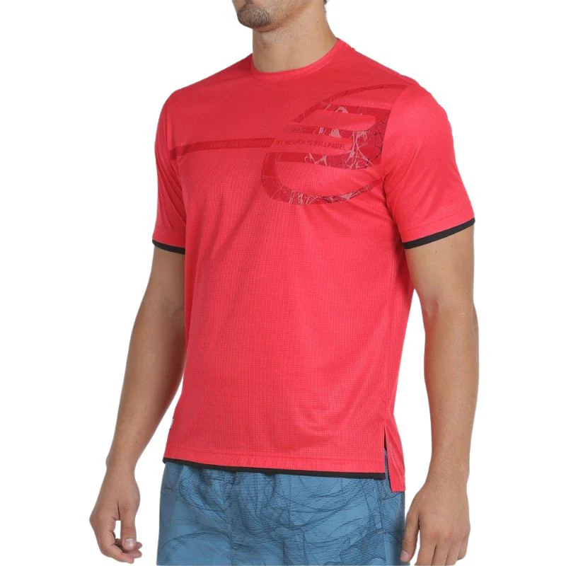 Bullpadel Shirt Coci Padel Heren Roze - Image 3