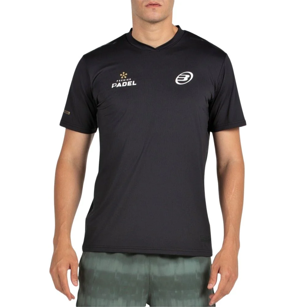 Bullpadel Shirt Perico Padel Heren Zwart