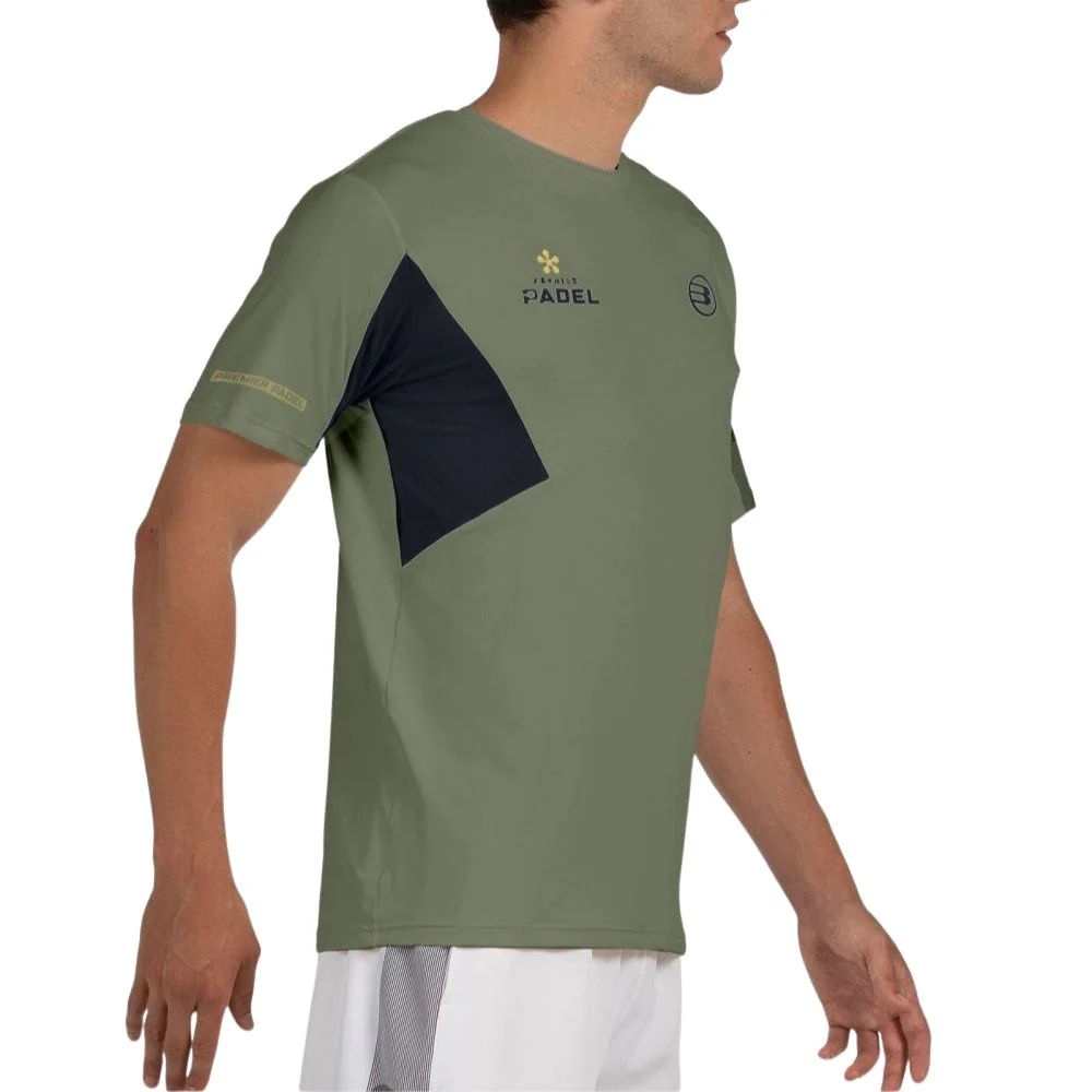 Bullpadel Shirt Pocate Padel Heren Kaki - Image 2