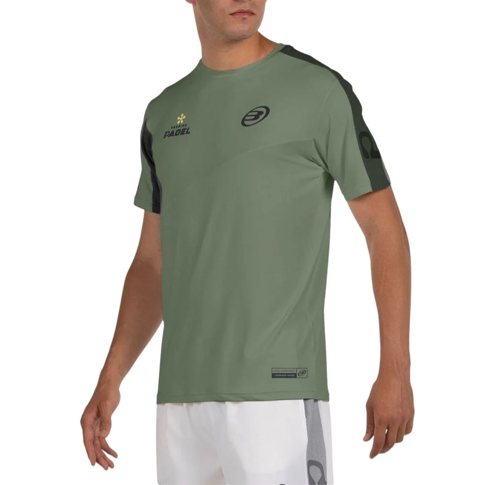 Bullpadel Shirt Pocate Padel Heren Kaki - Image 3