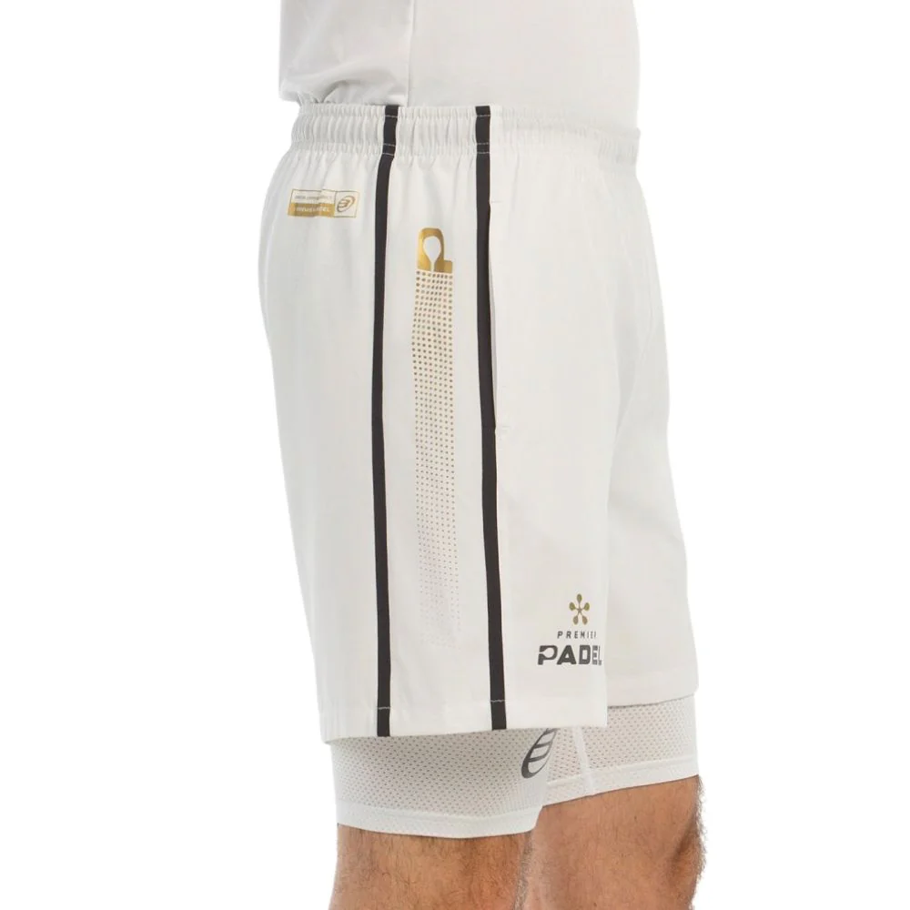 Bullpadel Short Barde Heren Wit - Image 4