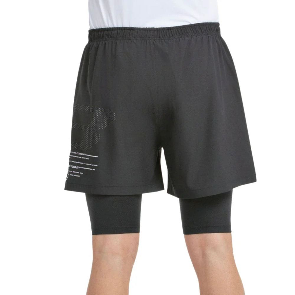 Bullpadel Short Meta Heren Zwart - Image 3