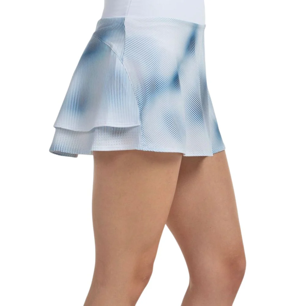 Bullpadel Skort Dauga Dames Wit Blauw - Image 4