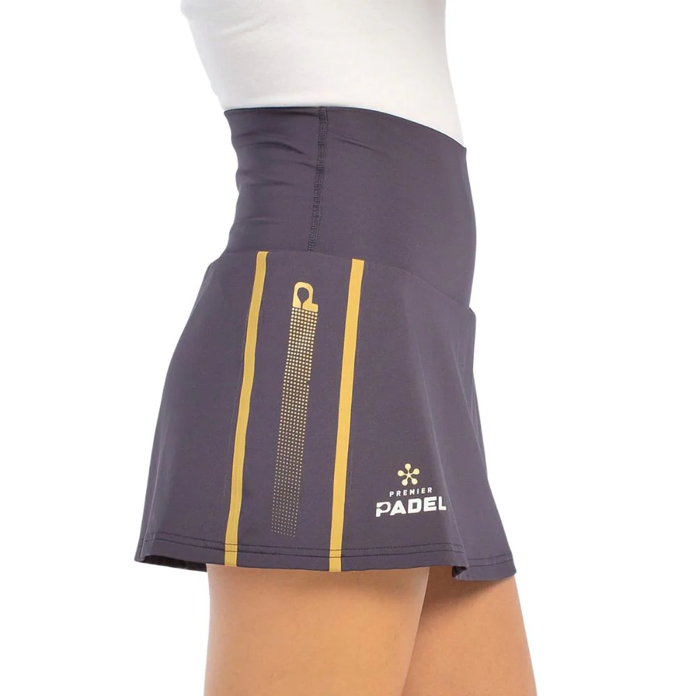 Bullpadel Skirt Premier Padel Adiar Zwart - Image 4