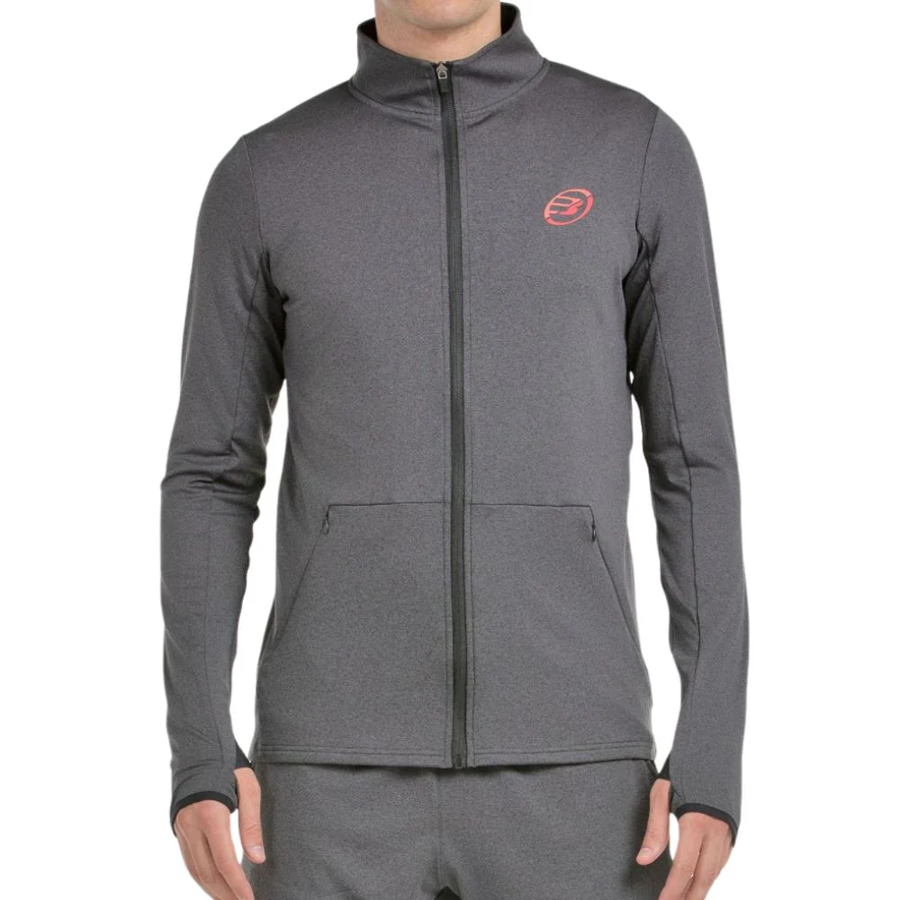 Bullpadel Sweatshirt Eridanu Heren Donkergrijs