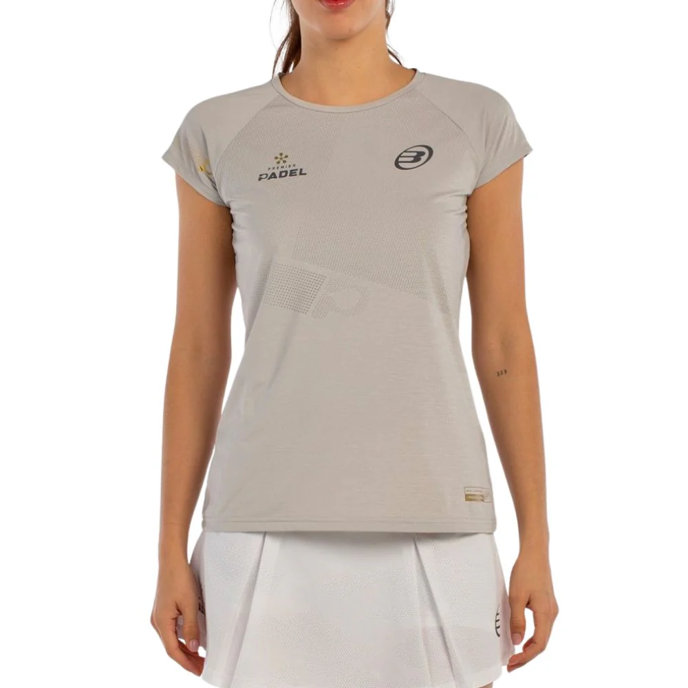Bullpadel T-shirt Afore Dames Grijs