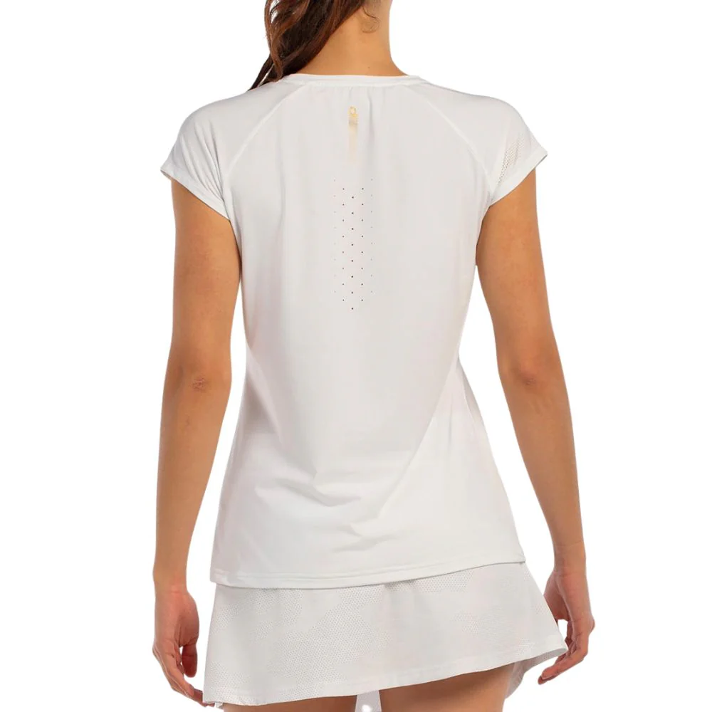 Bullpadel T-shirt Afore Dames Wit - Image 5