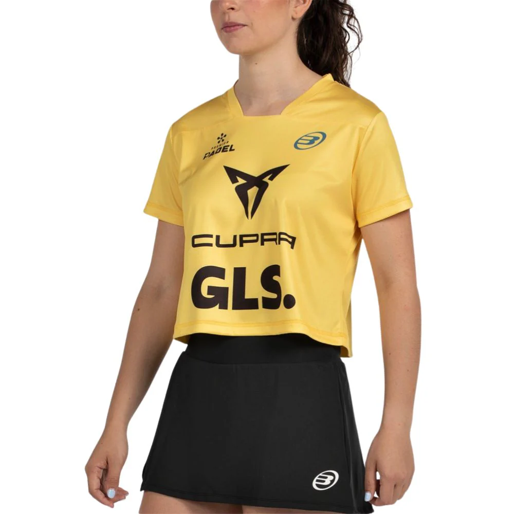 Bullpadel T-Shirt Bagan bg Dames Geel - Image 3