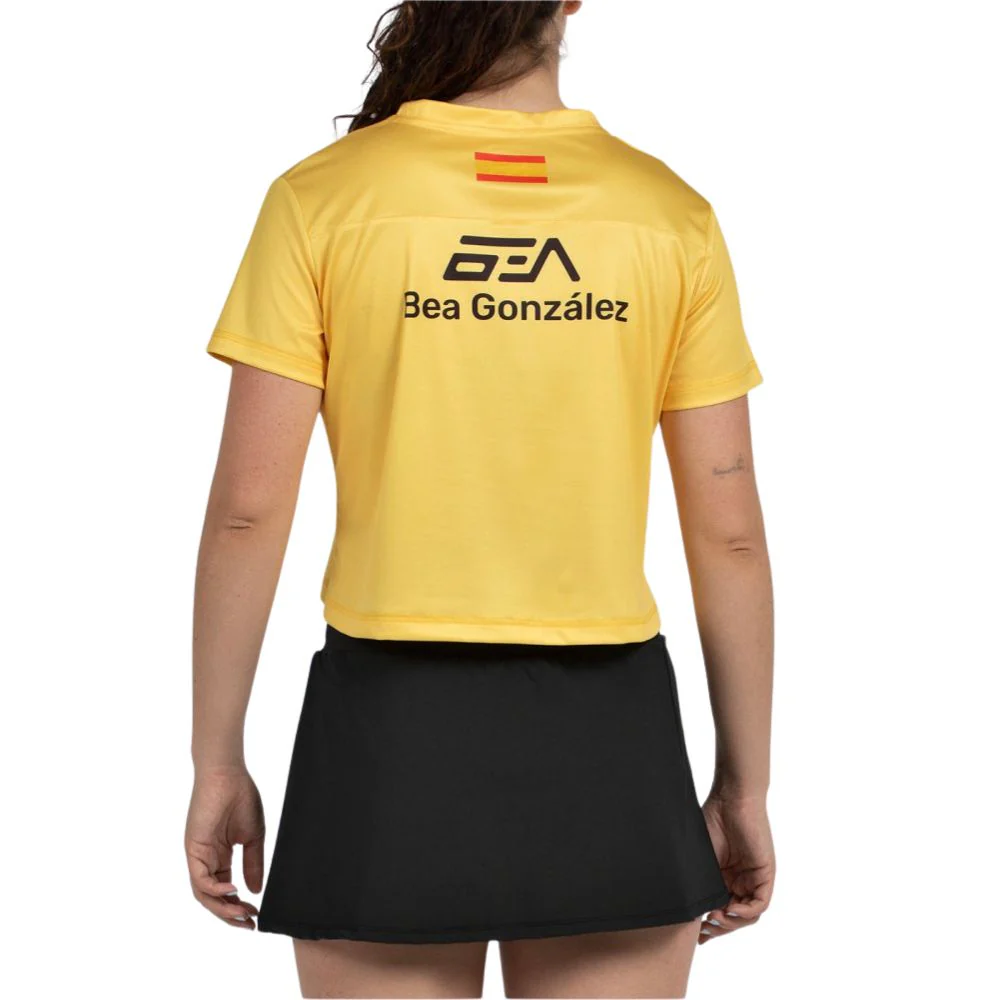 Bullpadel T-Shirt Bagan bg Dames Geel - Image 4