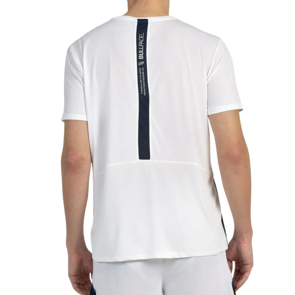 Bullpadel T-shirt Bilao Heren Wit - Image 3