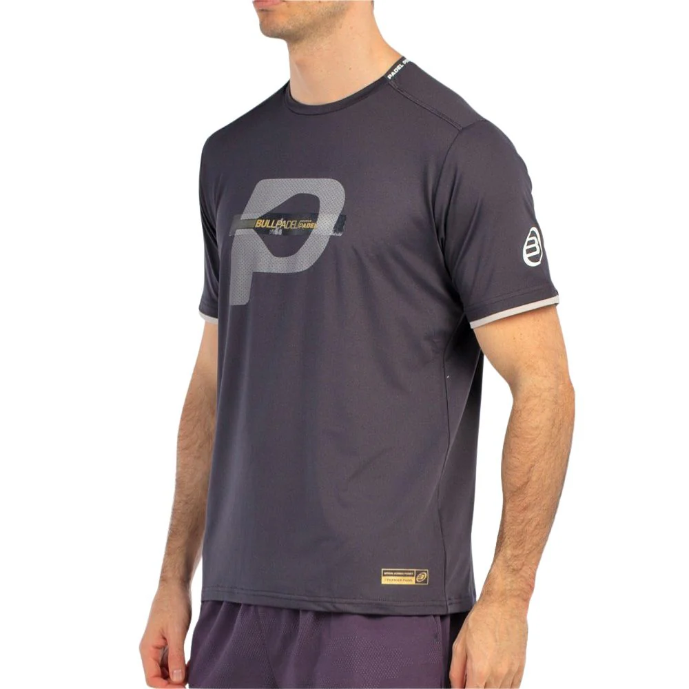 Bullpadel T-shirt Bises Heren Carbon - Image 2