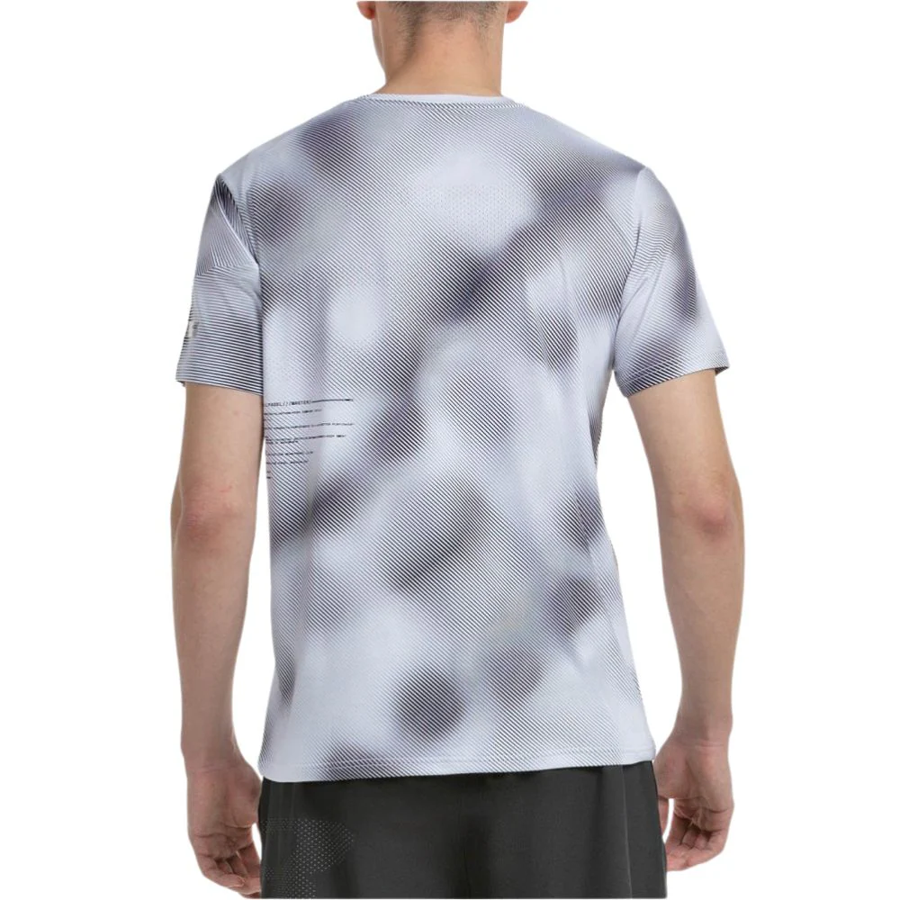 Bullpadel T-shirt Manaus Heren Wit Zwart - Image 2