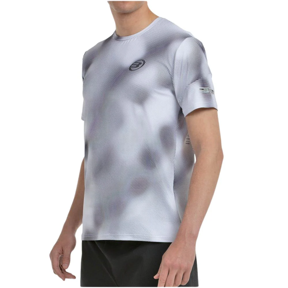 Bullpadel T-shirt Manaus Heren Wit Zwart - Image 4