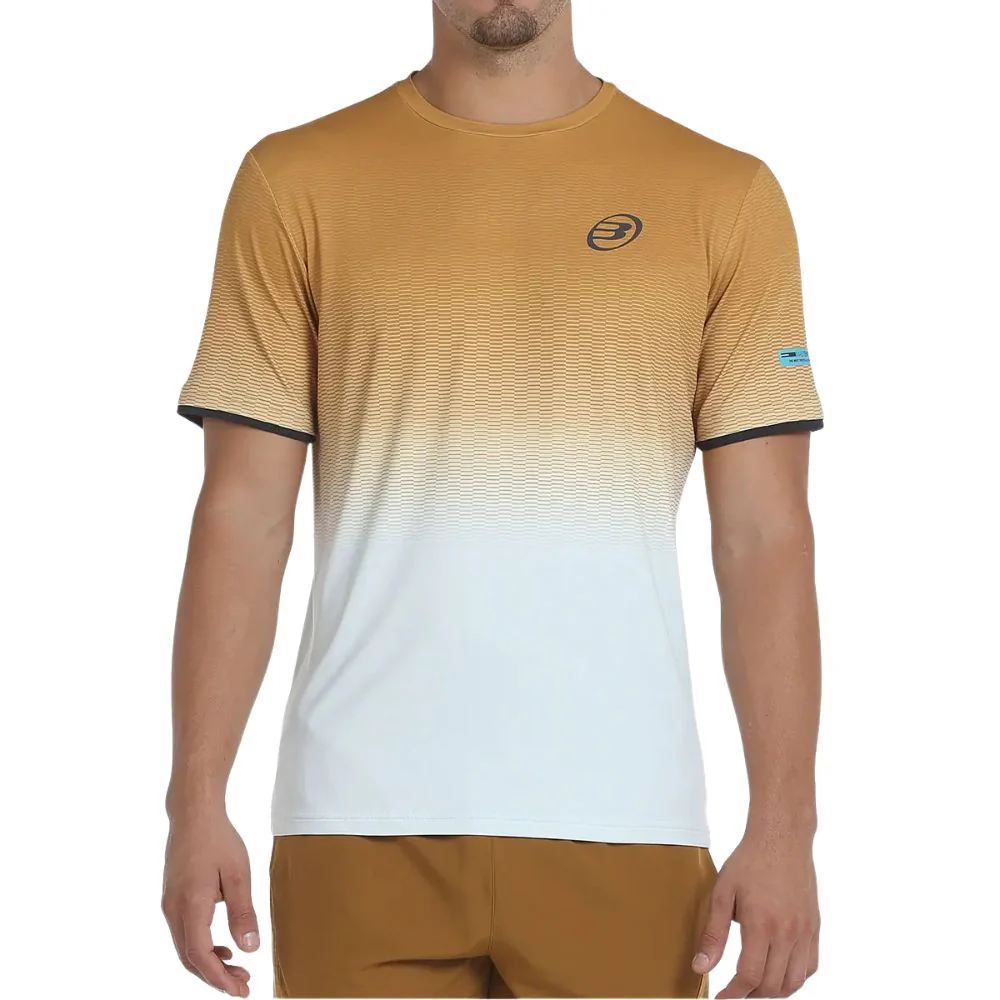 Bullpadel T-shirt Merga Heren Donkergeel Wit - Image 2