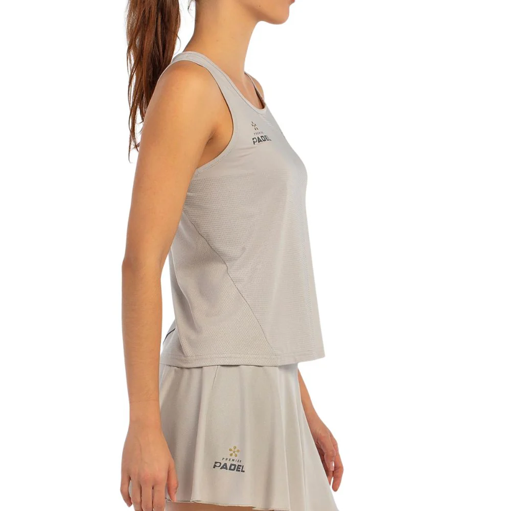 Bullpadel Tank Top Adres Dames Lichtgrijs - Image 5