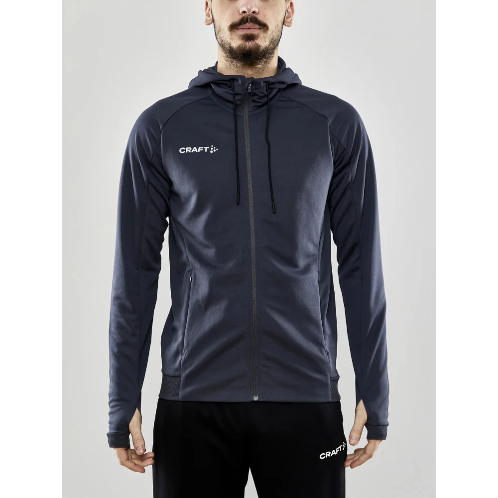 Craft Jacket Evolve Hood Heren Grijs - Image 3