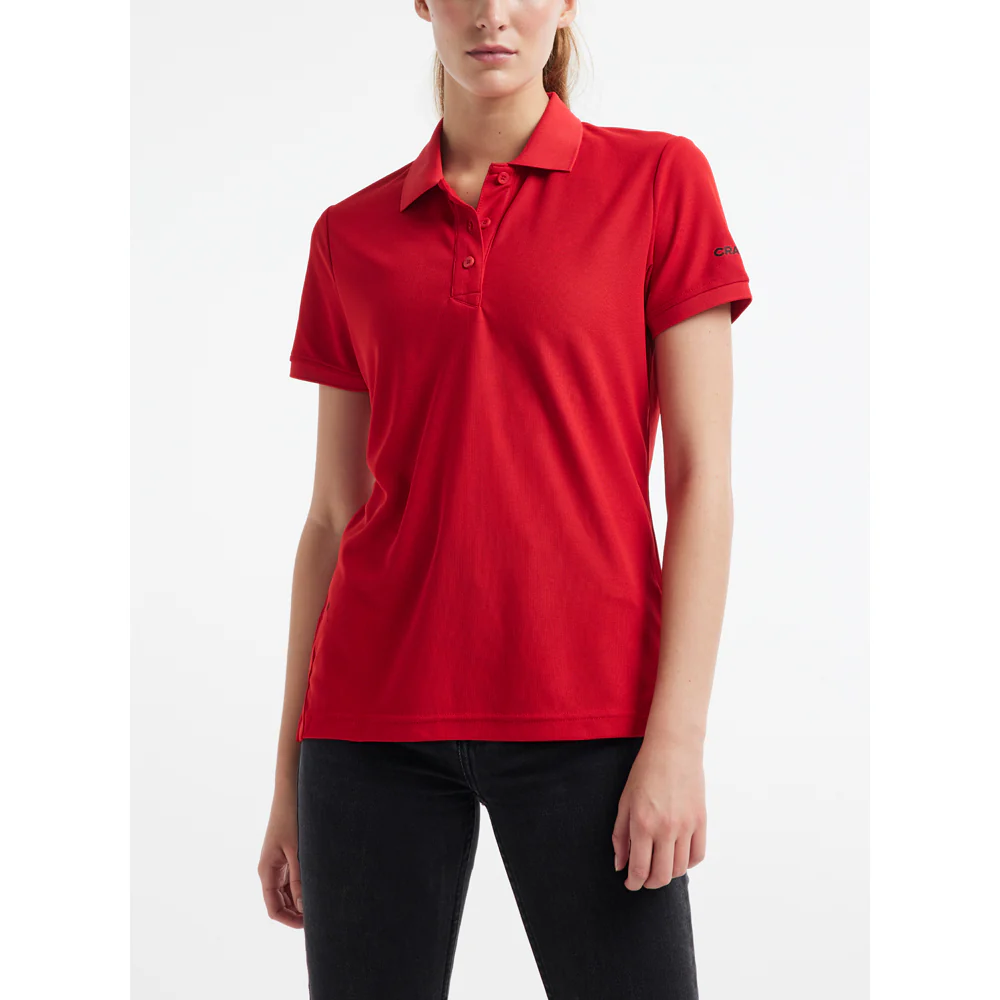Craft Poloshirt Core Unify Dames Rood - Image 3