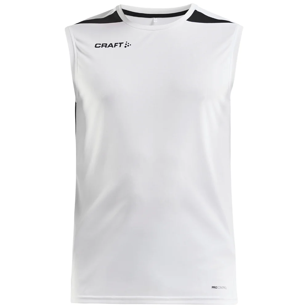Craft Shirt Mouwloos Pro Control Impact Heren Wit