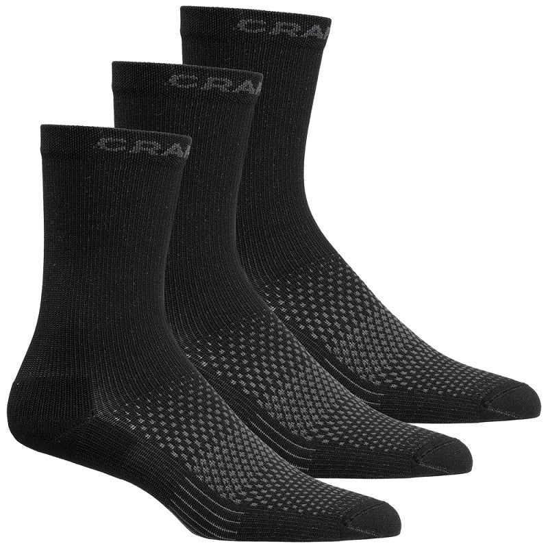 Craft Sport Sokken Active High Unisex Zwart 3-Pack - Image 2