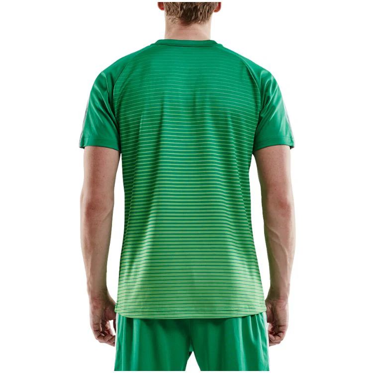 Craft T-Shirt Pro Control Stripe Jersey Heren Groen - Image 2