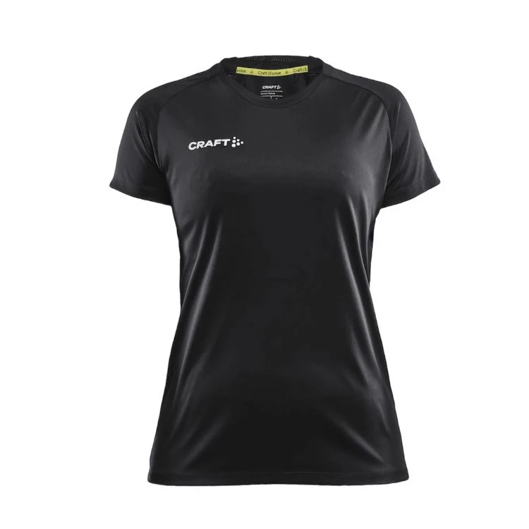Craft Tee Evolve T-shirt Dames Zwart