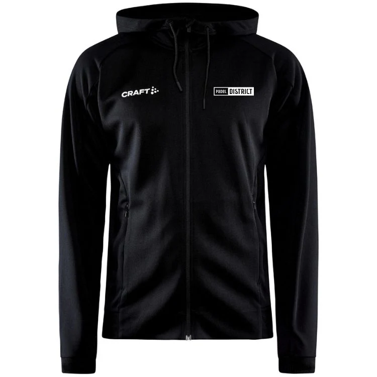 Craft Trainingspak Evolve Heren Logo Padeldistrict Zwart - Image 2