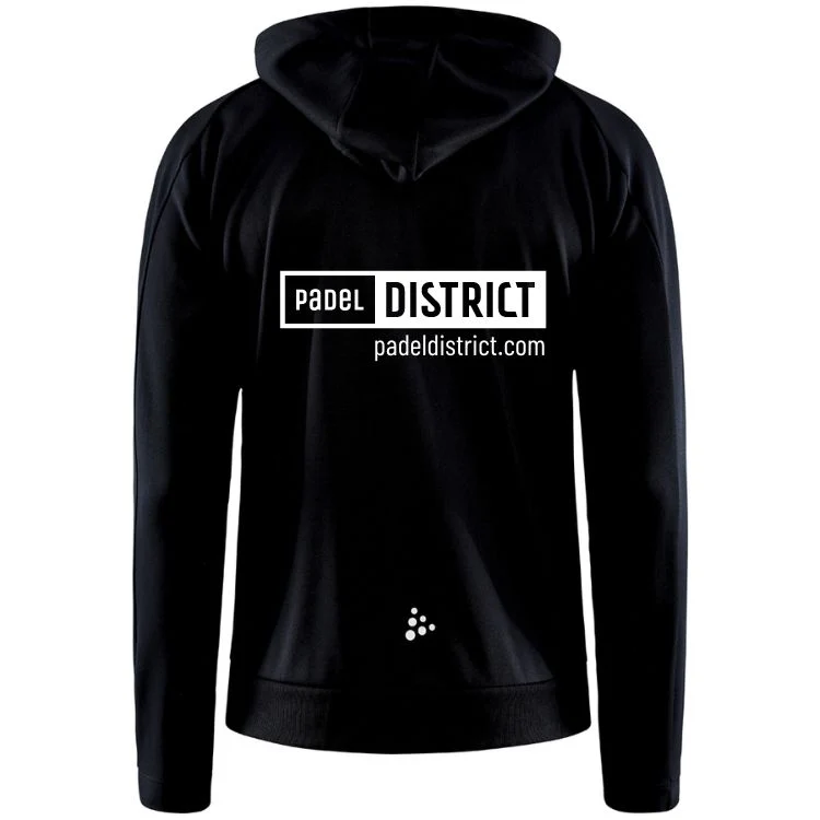 Craft Trainingspak Evolve Heren Logo Padeldistrict Zwart - Image 3