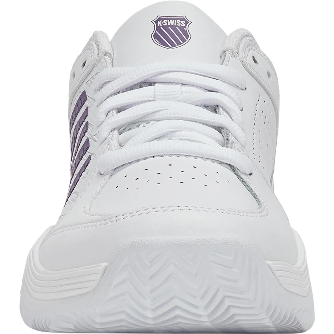 K-Swiss Tennisschoen Padelschoen Court Express 2 Clay Dames Wit Paars - Image 3