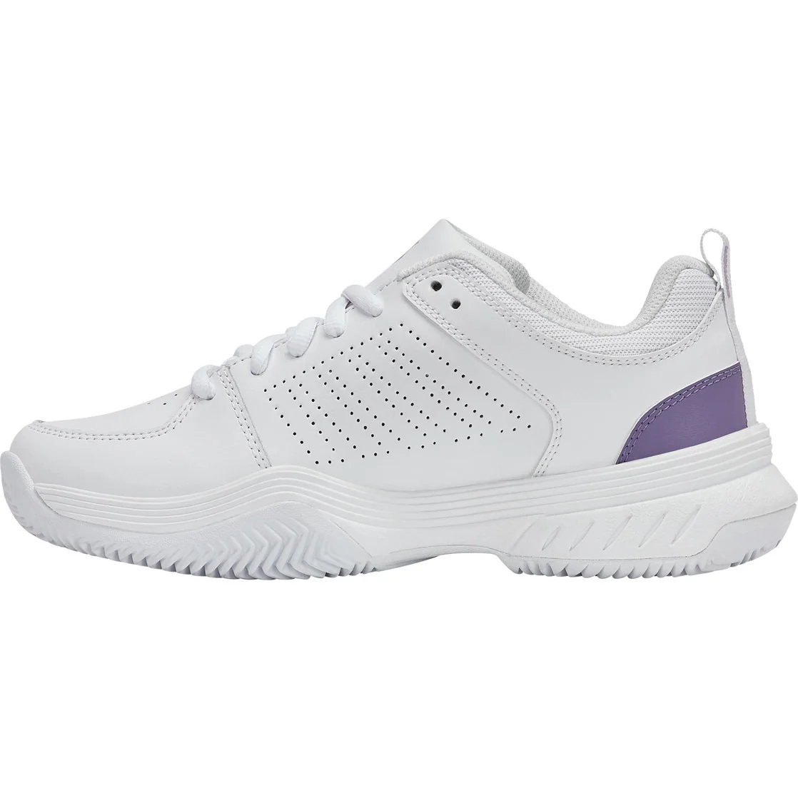 K-Swiss Tennisschoen Padelschoen Court Express 2 Clay Dames Wit Paars - Image 5