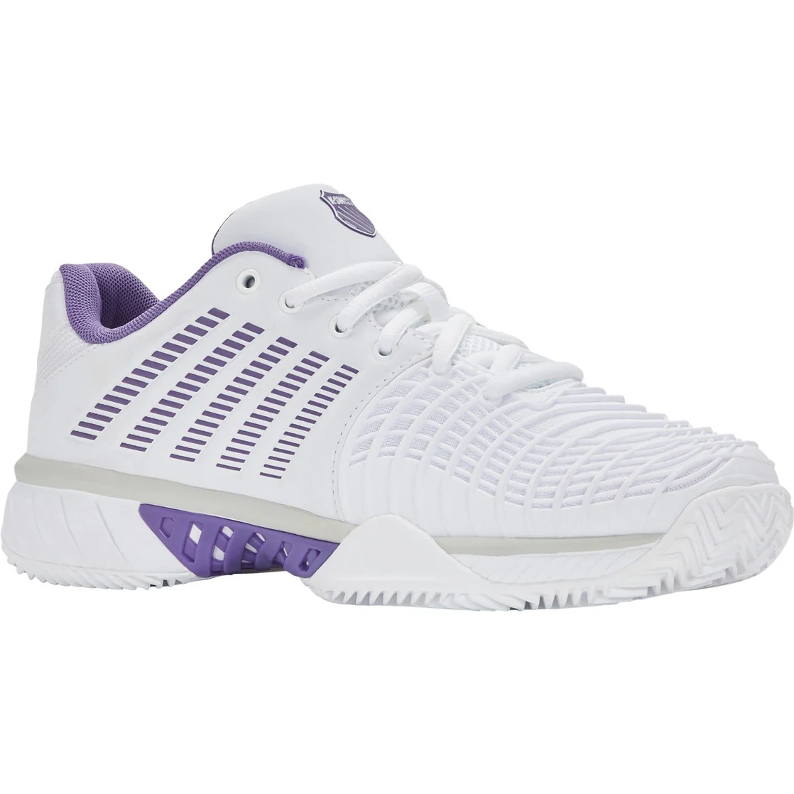 K-Swiss Tennisschoen Padelschoen Express Light 3 Clay Dames Wit Paars - Image 3