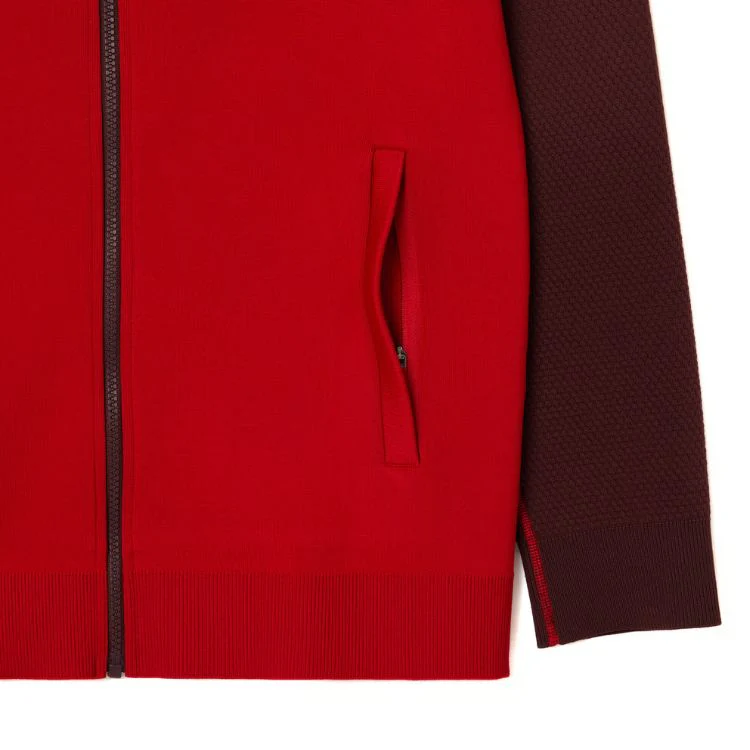 Lacoste Jack X Novak Djokovic Ritsjack Heren Rood/Bordeaux - Image 3