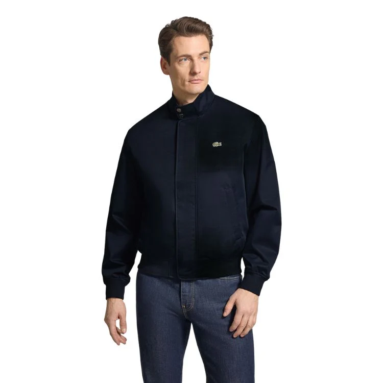 Lacoste Jacket Harrington Heren Navy - Image 2