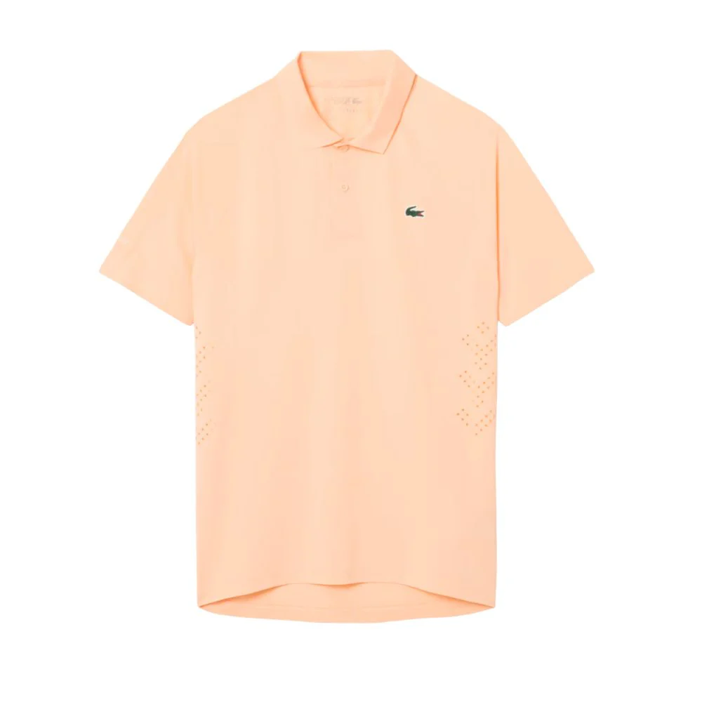 Lacoste Polo Tennis Novak Djokovic On Court Heren Oranje - Image 13