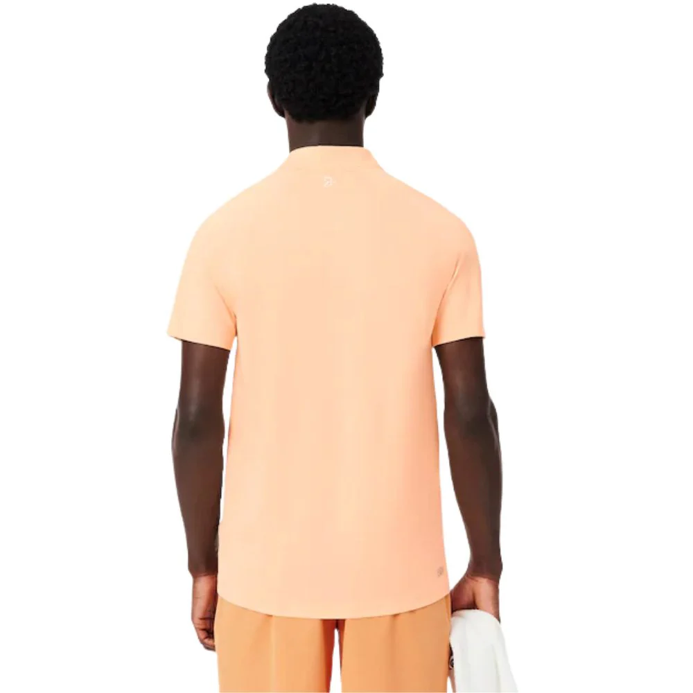 Lacoste Polo Tennis Novak Djokovic On Court Heren Oranje - Image 6