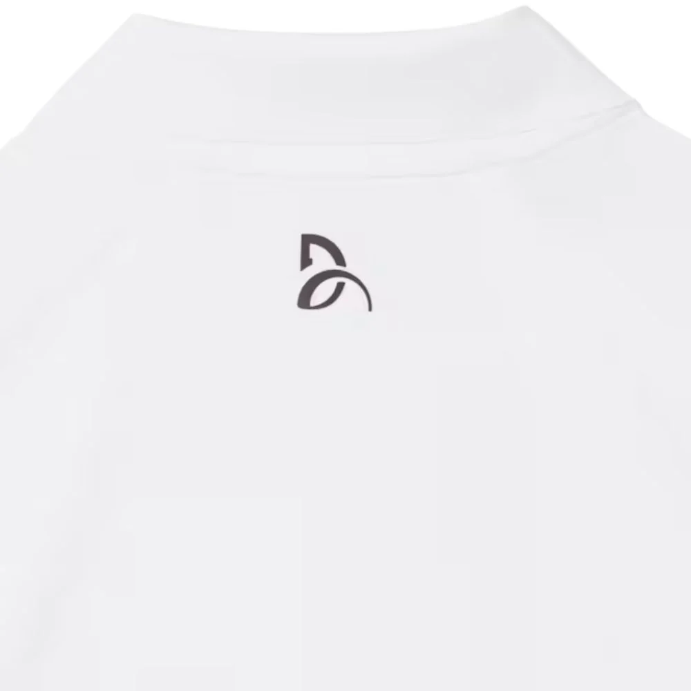 Lacoste Polo Tennis Novak Djokovic On Court Heren Wit - Image 4