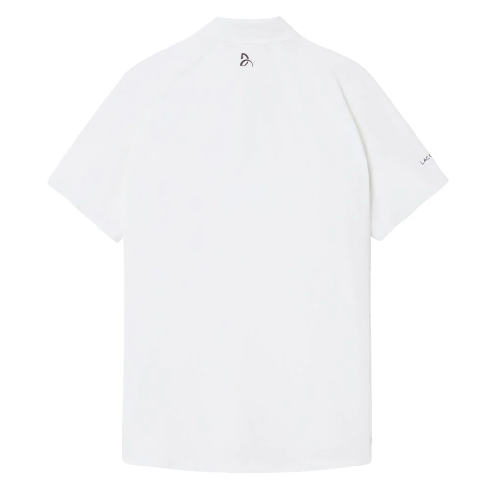 Lacoste Polo Tennis Novak Djokovic On Court Heren Wit - Image 7