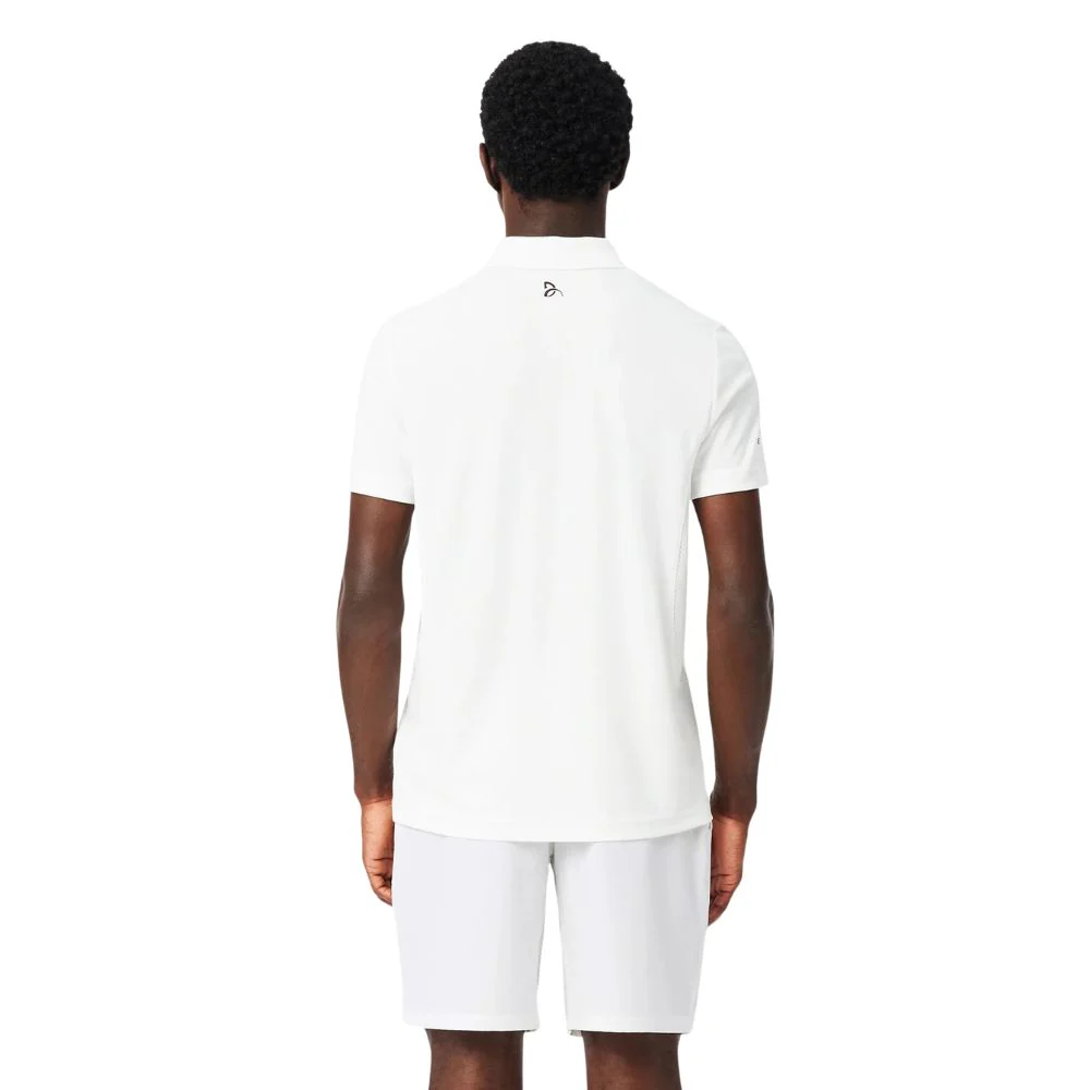 Lacoste Short Sport Novak Djokovic Stretch Heren Wit Zwart - Image 3